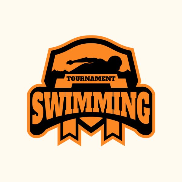 Swimming Tournament logo template 03 Thumbnail