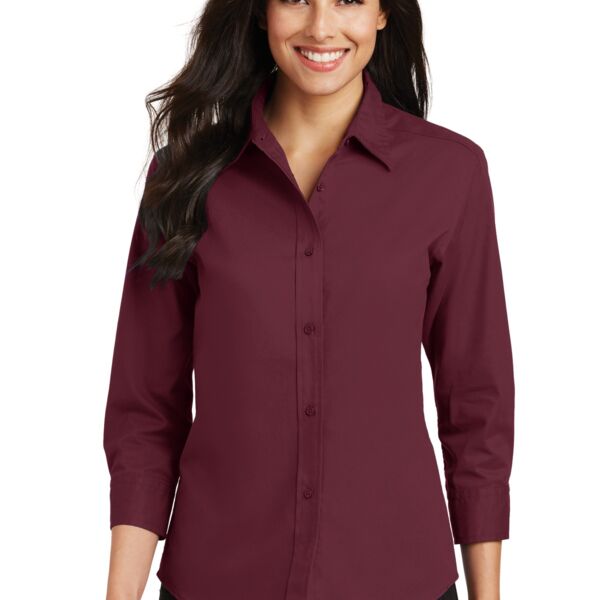 Women's Easy Care Shirt, 3/4 Sleeve Thumbnail